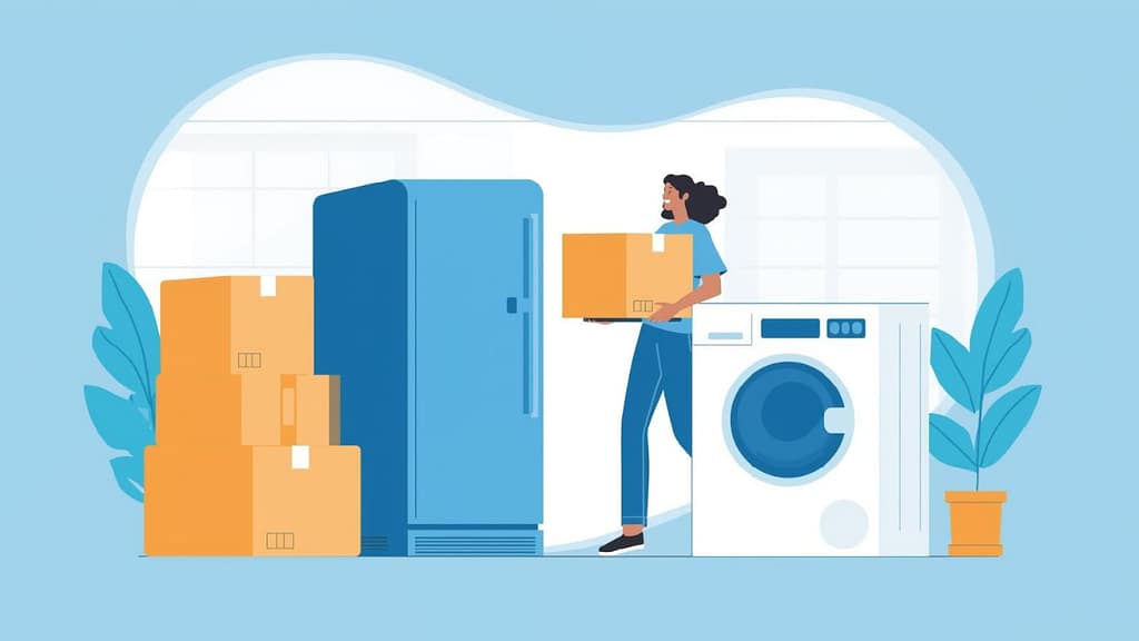 レンタル家電の配送イメージ|新生活で手軽に家電を揃える方法